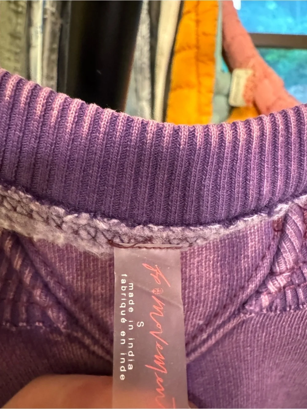 NWOT Free People FP Movement Intercept Pullover - Champion Purple - Small